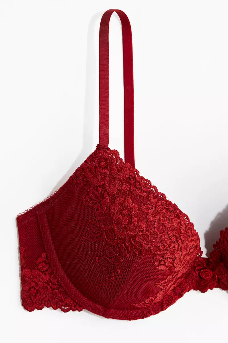 Lace push-up bra