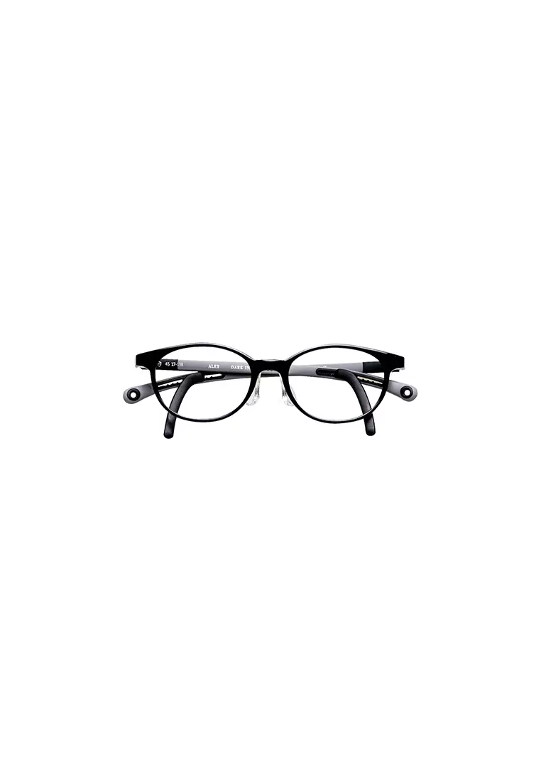 Alex Kids (Flexible TR Eyeglasses) Anti-Radiation Computer Eyeglasses - Dark Ink