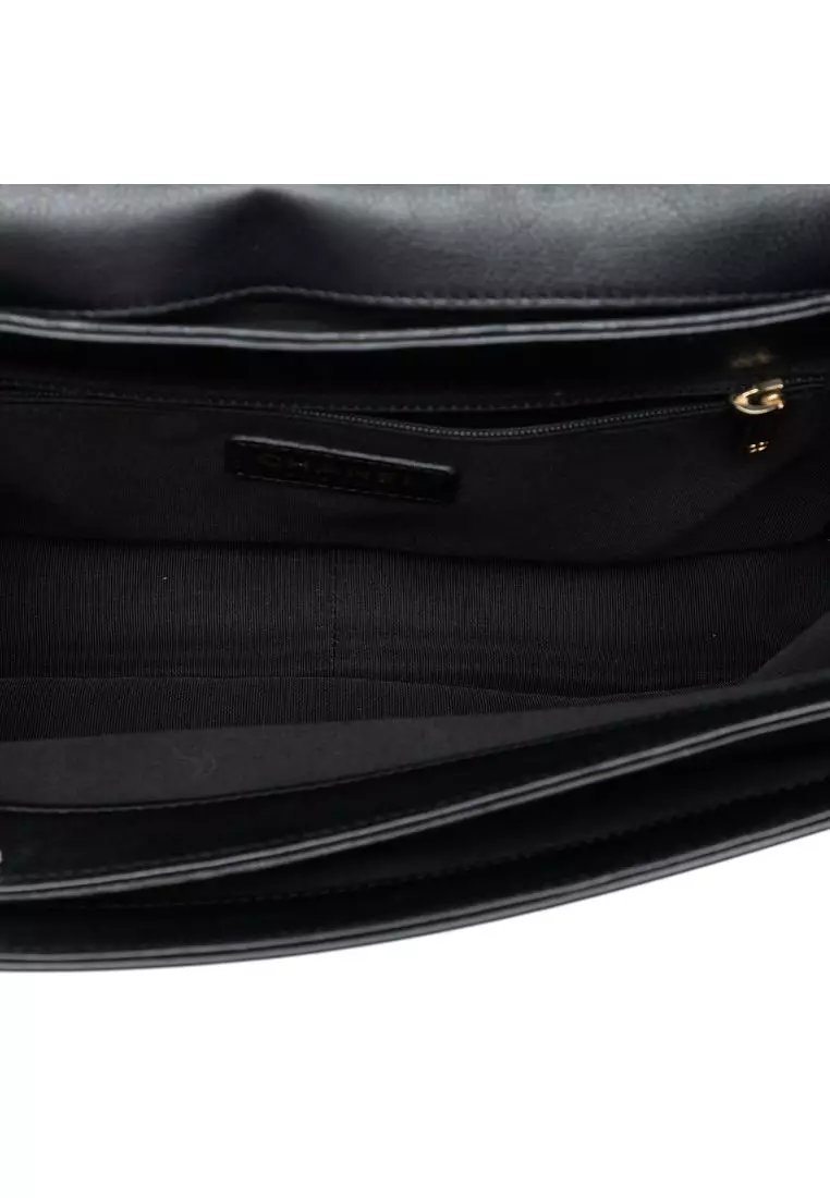 Pre-Loved Chanel Medium Quilted Calfskin Straight Lined Flap