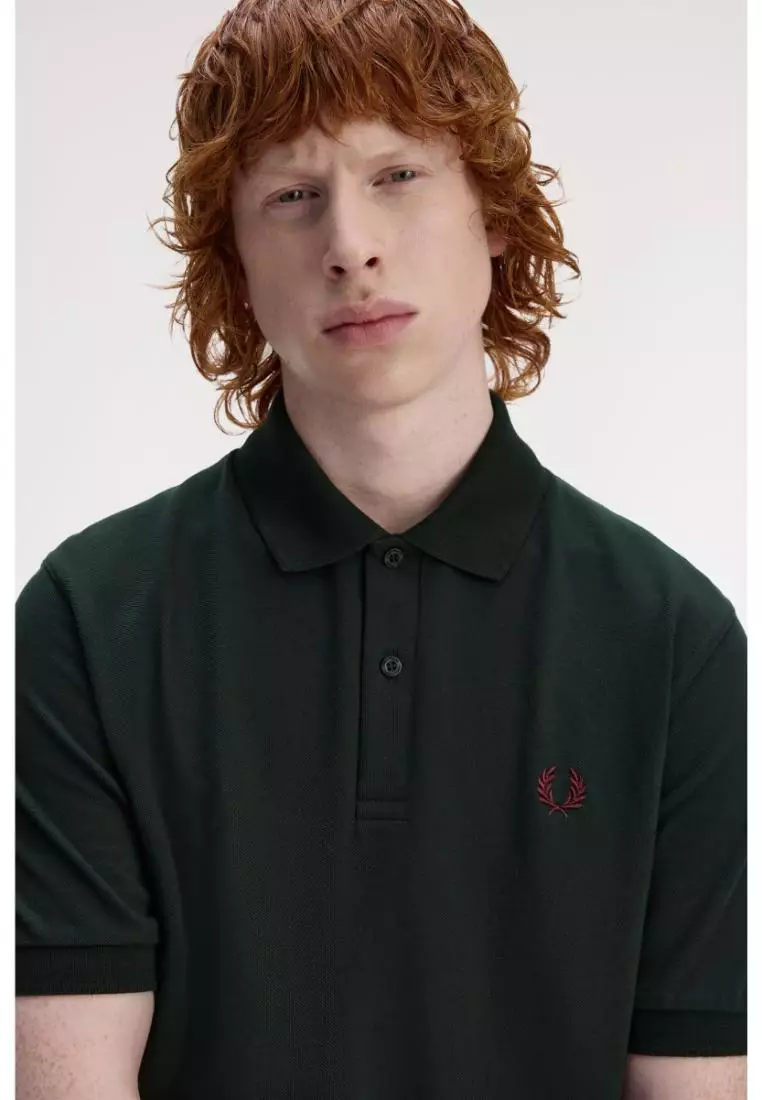 Fred Perry M3 The Fred Perry Shirt (Night Green / Oxblood)