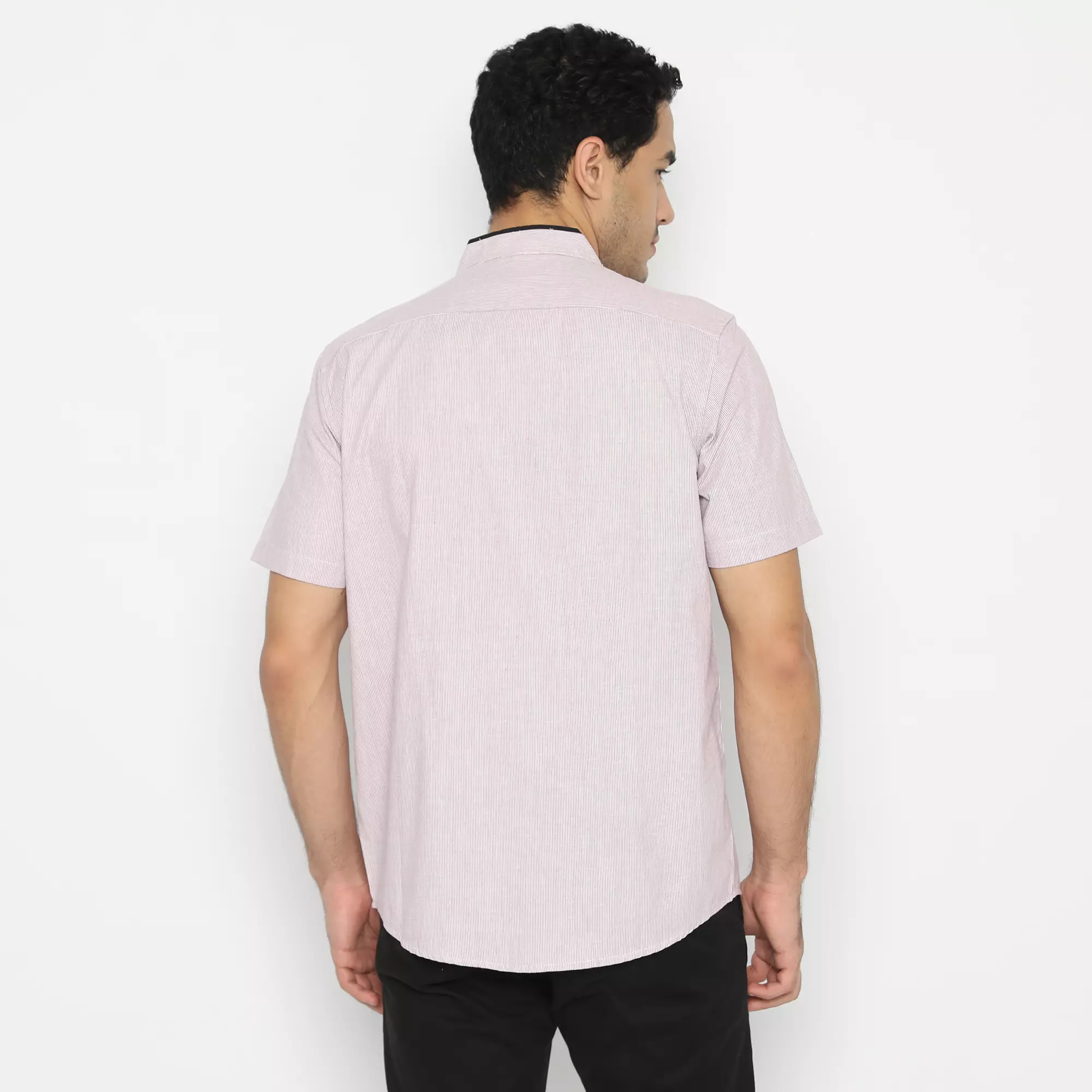 Platini Kemeja Koko Pria Lengan Pendek Katun Maroon 931083