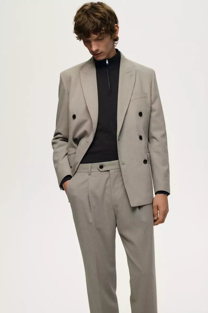 Regular Fit Tapered trousers