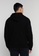 CK CALVIN KLEIN black Boiled Merino Wool Hooded Zip-Up 99CDBAA3409094GS_2