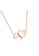Air Jewellery gold Luxurious Veneto Heart Necklace In Rose Gold 592DAAC1449520GS_1