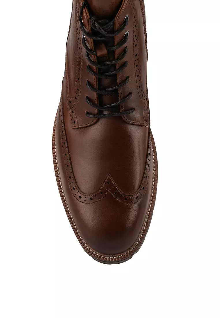 Aldo brogue boots hot sale