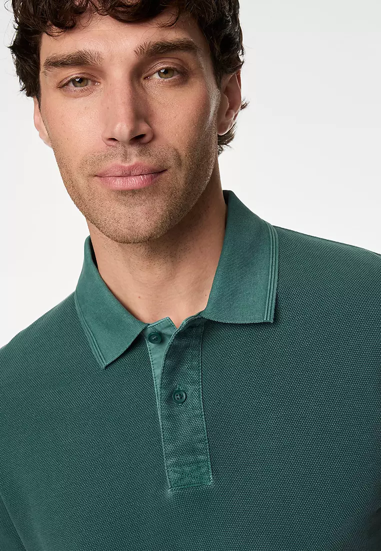 Pure Cotton Polo Shirt