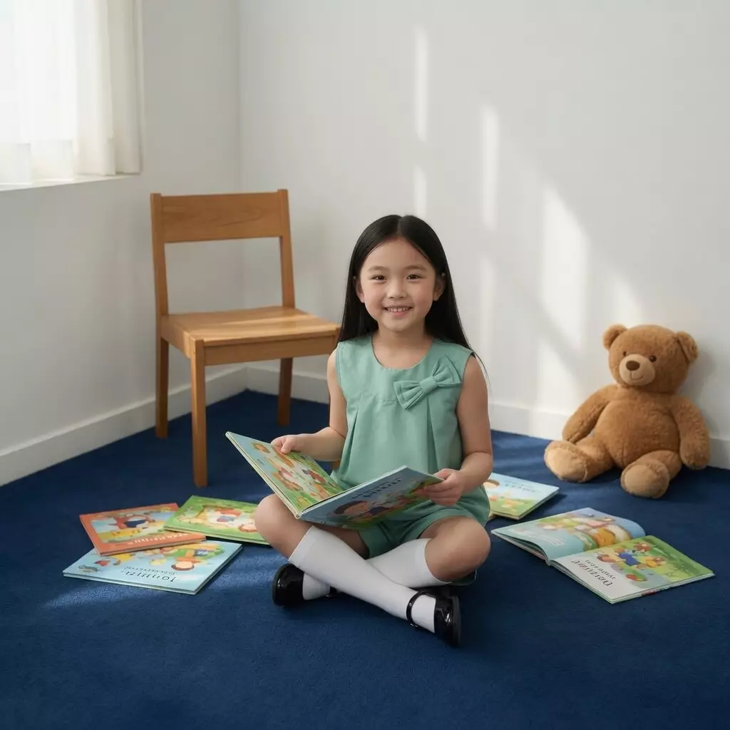 Two Mix - Naura Baju Setelan Anak Perempuan Pita Cantik Celana Pendek Lucu Korean Style Usia 2-8 Tahun 4458 Hijau