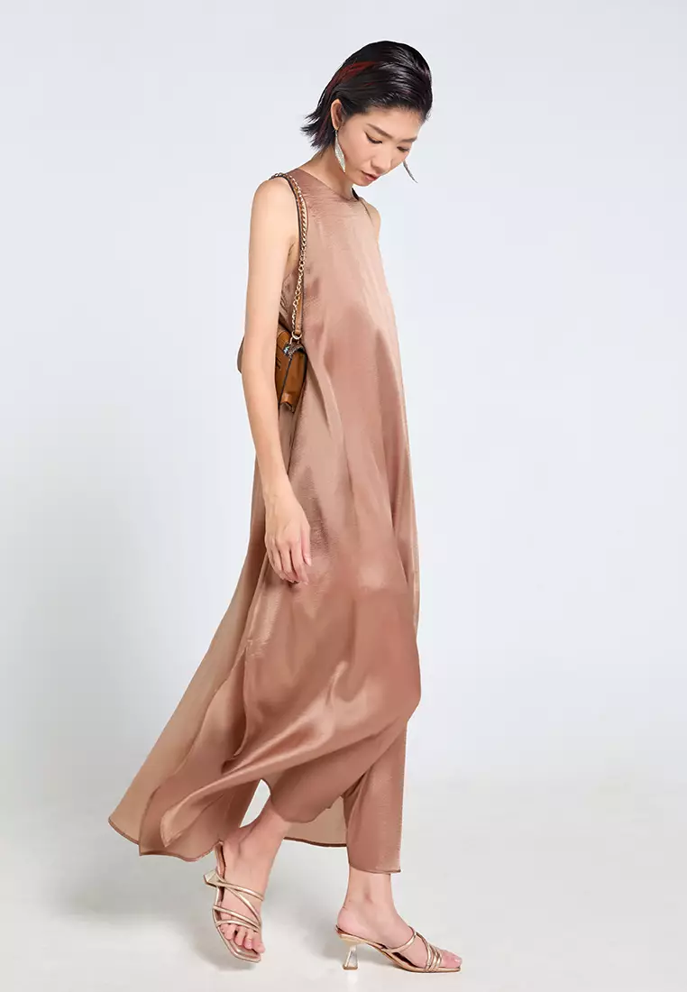 Silk Organza Maxi Dress