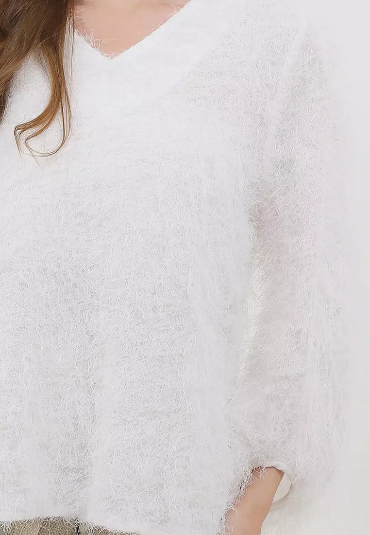 Diane Sleeve Fur Blouse