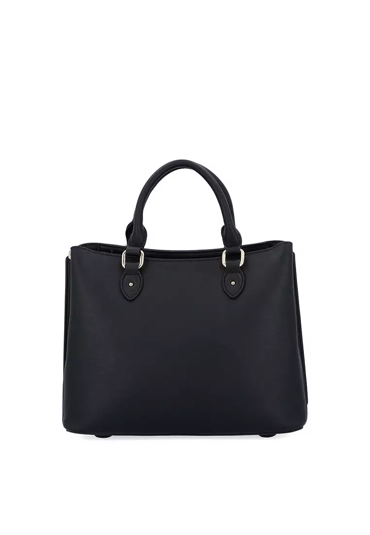 Black Logogram Tote Bag