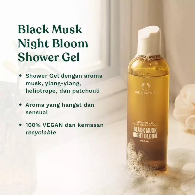 Black Musk Night Bloom Shower Gel 250Ml