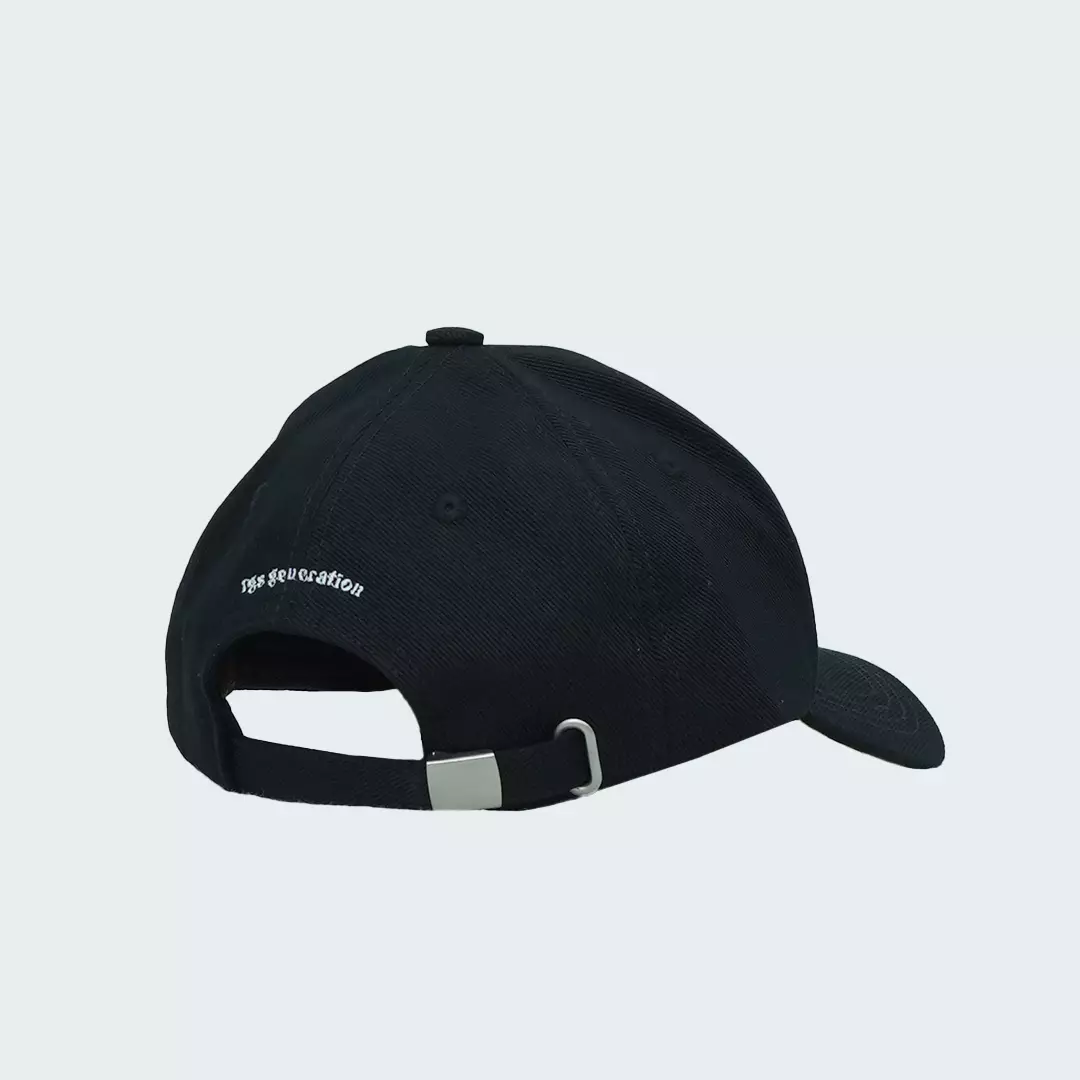 LGS - Topi Casual Pria - Motif Bordir - Hitam - JCA.443.343.333.C