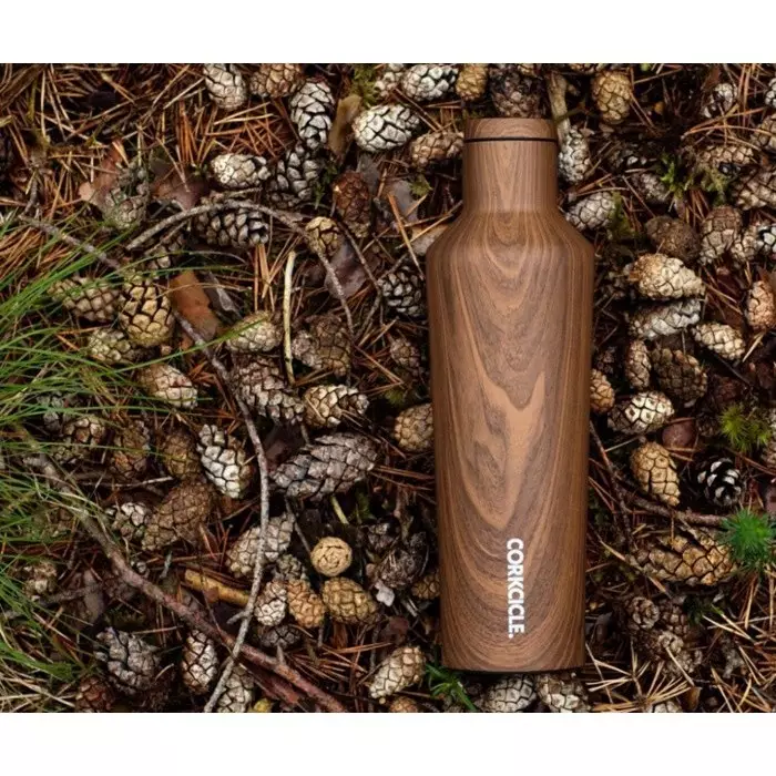Corkcicle Canteen 16 oz / 475 ml Walnut Wood