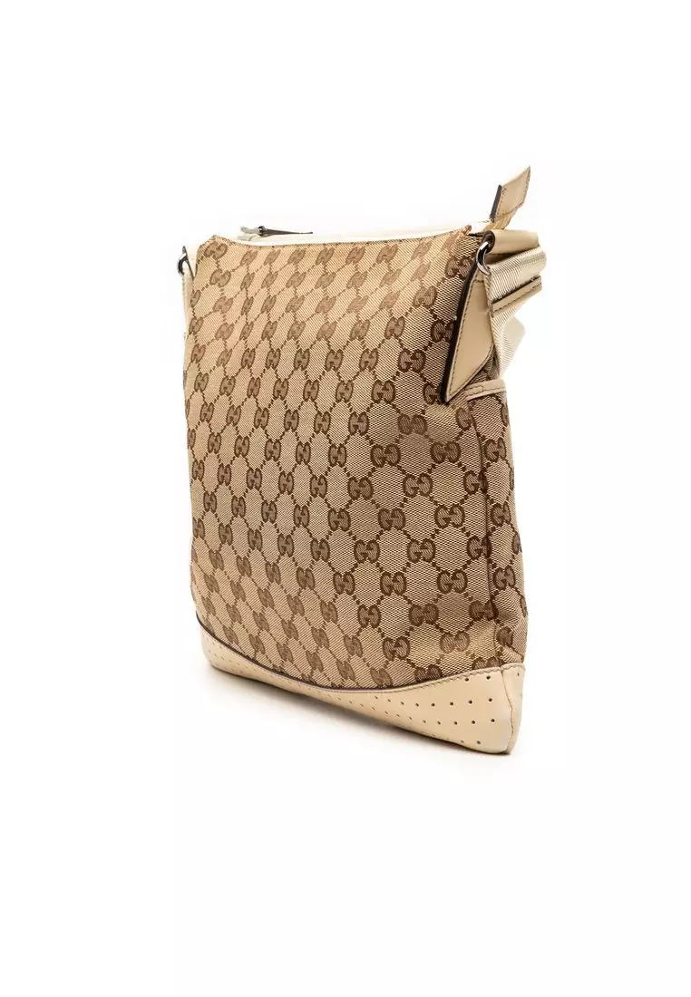 Pre-Loved Gucci Gg Canvas Crossbody