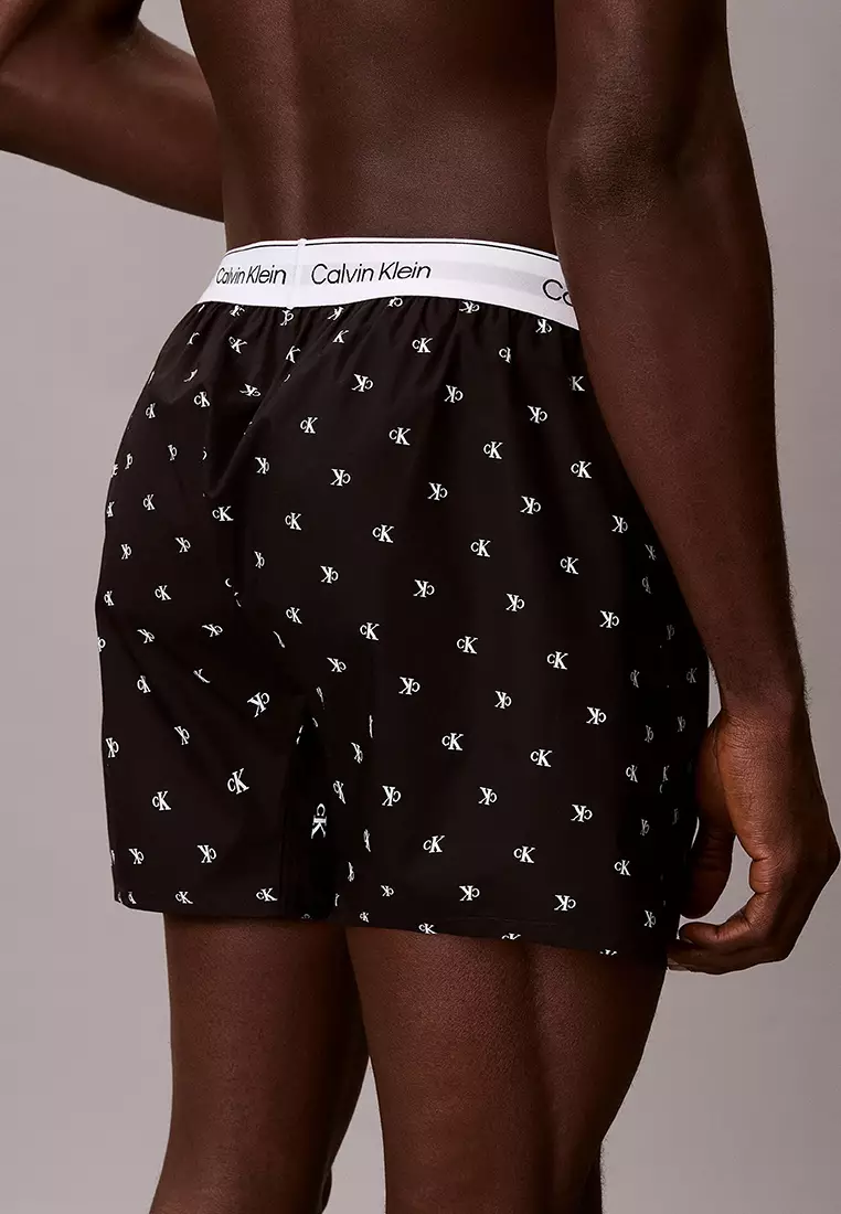 Cotton Poplin Traditional Boxers - Calvin Klein Underwear