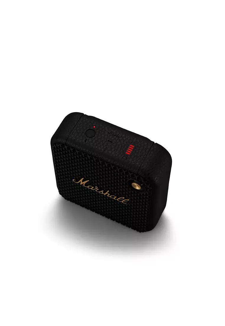 Marshall Marshall Willen Mini Portable Wireless Speaker Black  Brass 原裝行貨  2023 | Buy Marshall Online | ZALORA Hong Kong