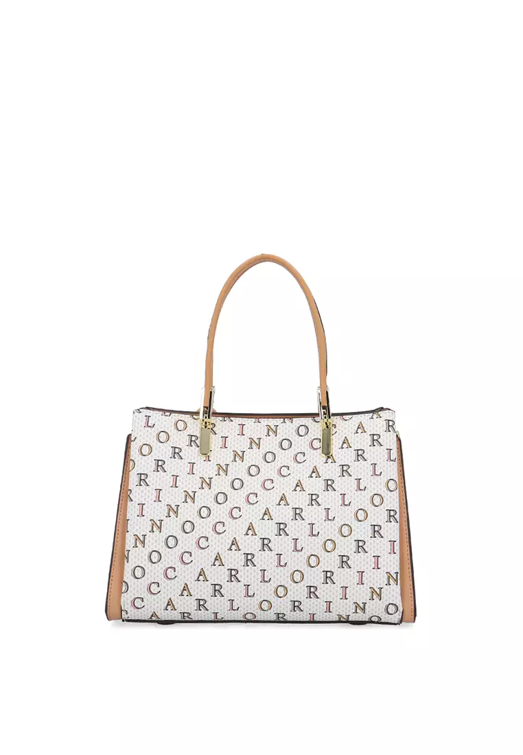 Elevate C Top Handle Bag - Dark Beige