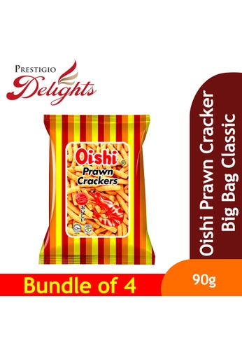 Prestigio Delights Oishi Prawn Cracker Big Bag Classic 90g Bundle of 4 3A664ESE5D50AEGS_1