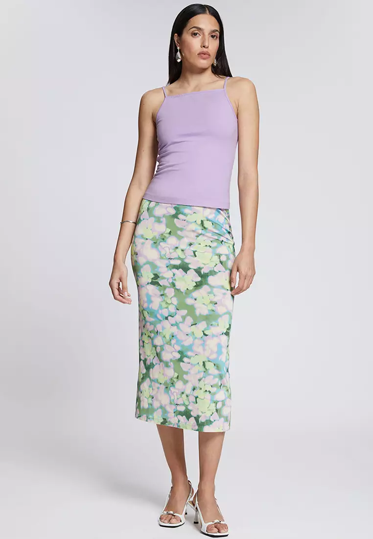 Peplum skirt 90s sale