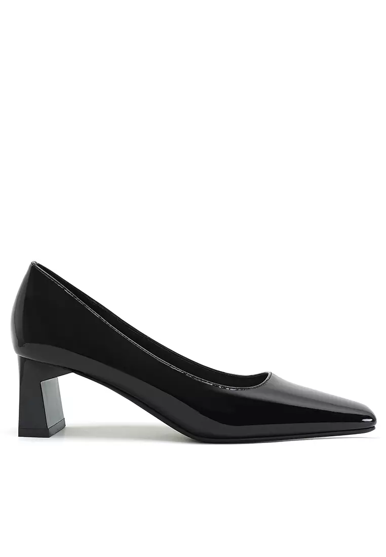 Discount on Twenty Eight Shoes  shoes - SKU: 5cm Square Toe Patent Leather Pumps By2355-3