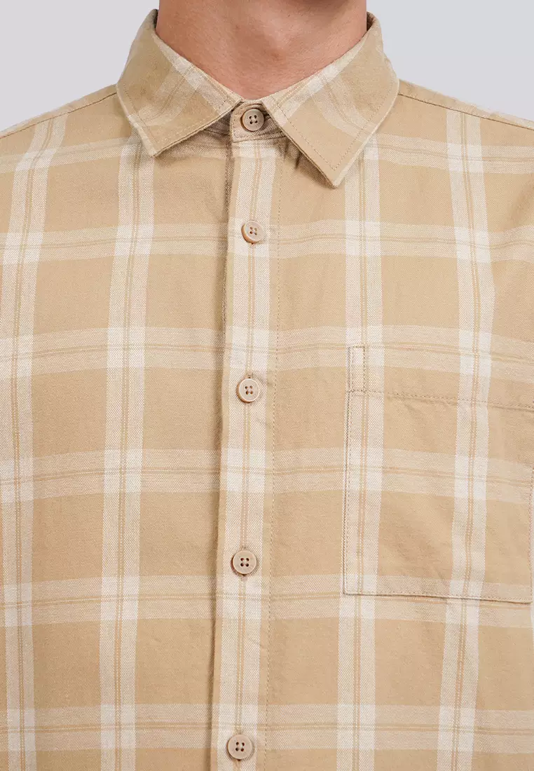 Regular Fit Long Sleeve Checks Shirt