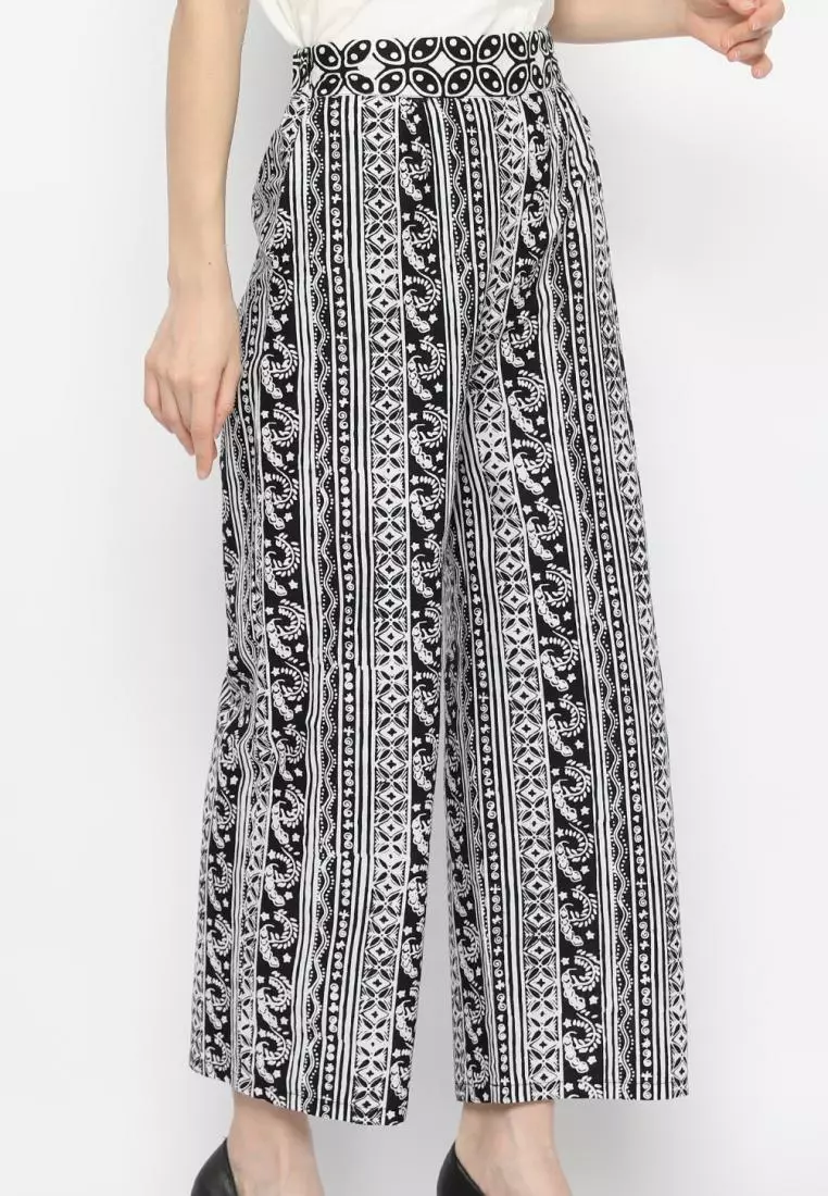 Celana Panjang Batik Arjanti Black