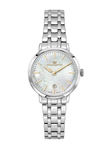 Philip Watch silver Philip Watch Audrey 30mm White Mop Dial Women's Quartz Watch (Swiss Made) R8253150513 F7134AC4DC5883GS_1