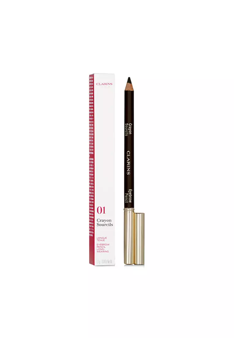 CLARINS - Eyebrow Pencil - #01 Dark Brown 1.1g/0.04oz.