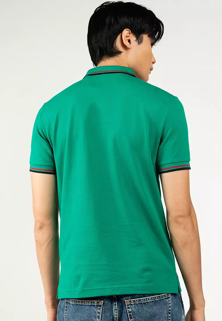 Tipped Piqué Polo Shirt