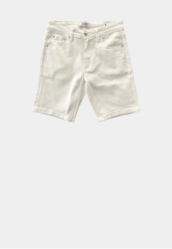 SUB white Men Short Jeans 95A92AA59F3B2CGS_1