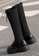 Twenty Eight Shoes black VANSA Knitted Lace Up Long Boots VSW-BA168 DF584SHD34FDAAGS_4