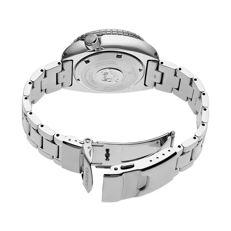 Jam Tangan Pria Seiko Prospex SRPK01K1 King Turtle PADI Great Blue Dial Stainless Steel Strap Special Edition