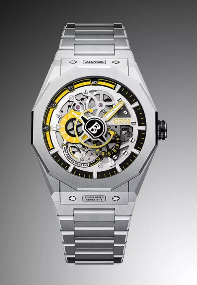 Automatic Unisex Stainless Steel Watch, Stainless Steel Bracelet