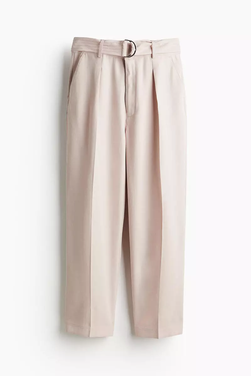 Belted trousers