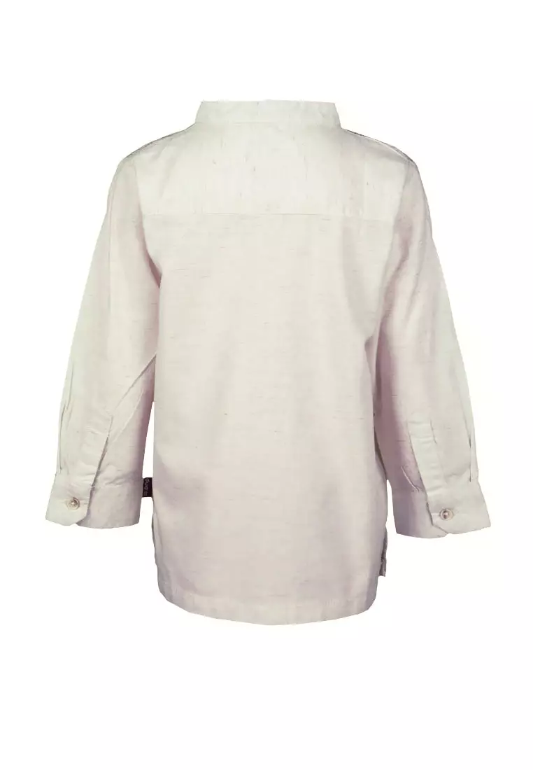 Qna Boy Abdelh Kemeja Anak Cream