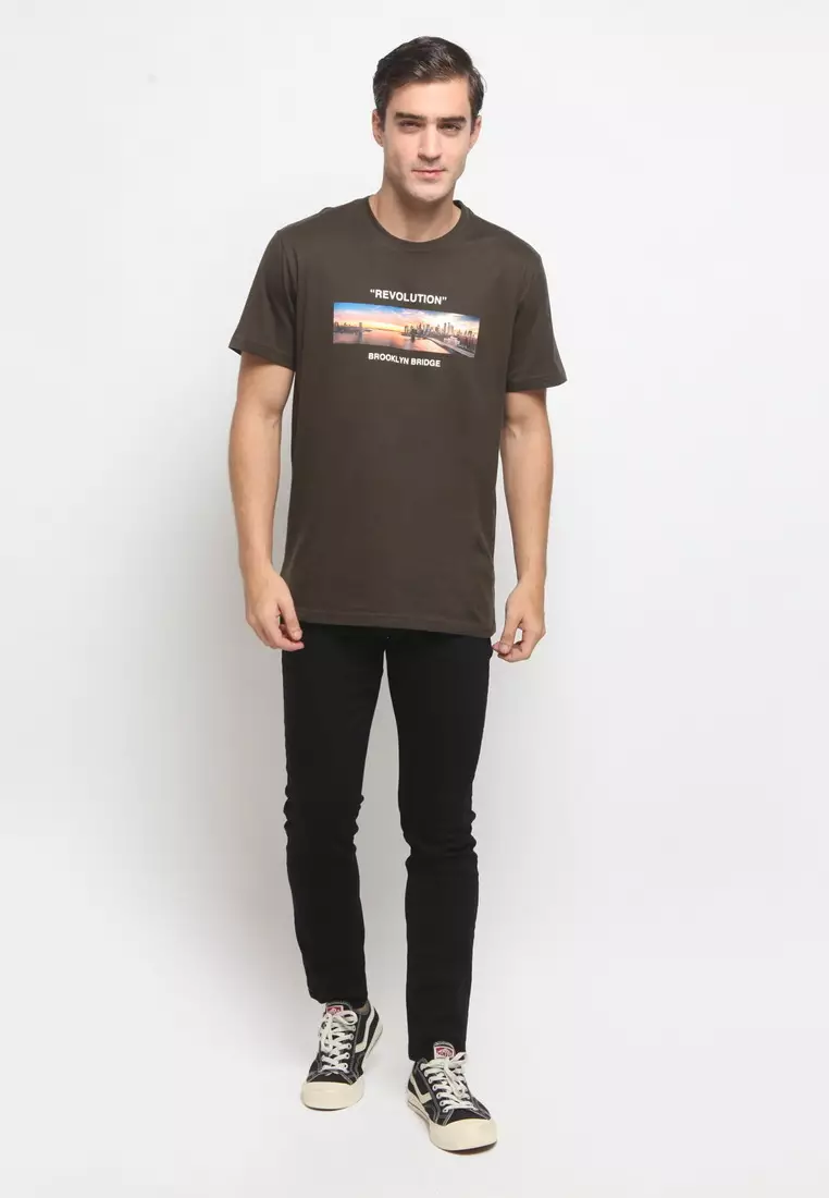 RBJ T-Shirt Cotton Combed Pria 222150011