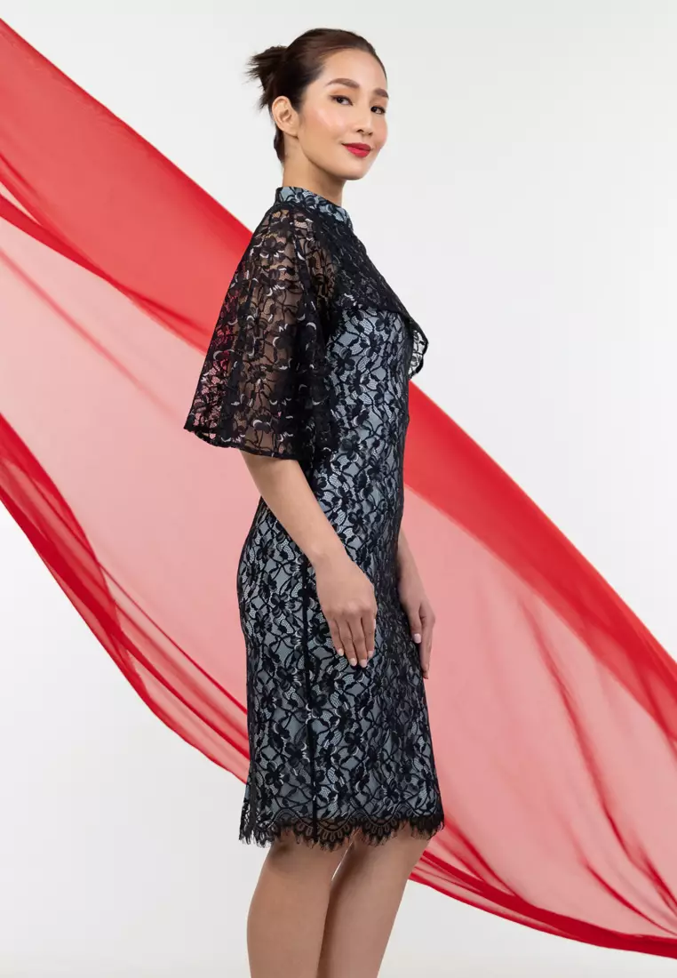 Buy Zalora Studios Midi Cheongsam Dress 2024 Online ZALORA Singapore