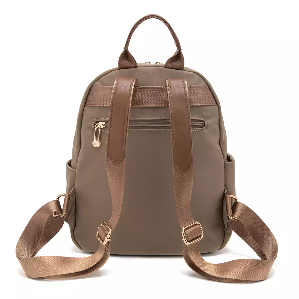 En-ji Heoji Backpack Wanita Warna Khaki