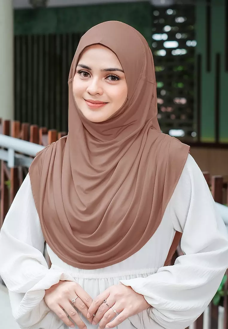 HIJAB INSTAN FATHIA - BROWN