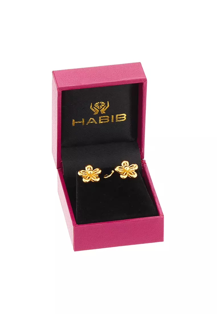 HABIB 916/22K Yellow and Rose Gold Earrings E73060325(SS)-BI