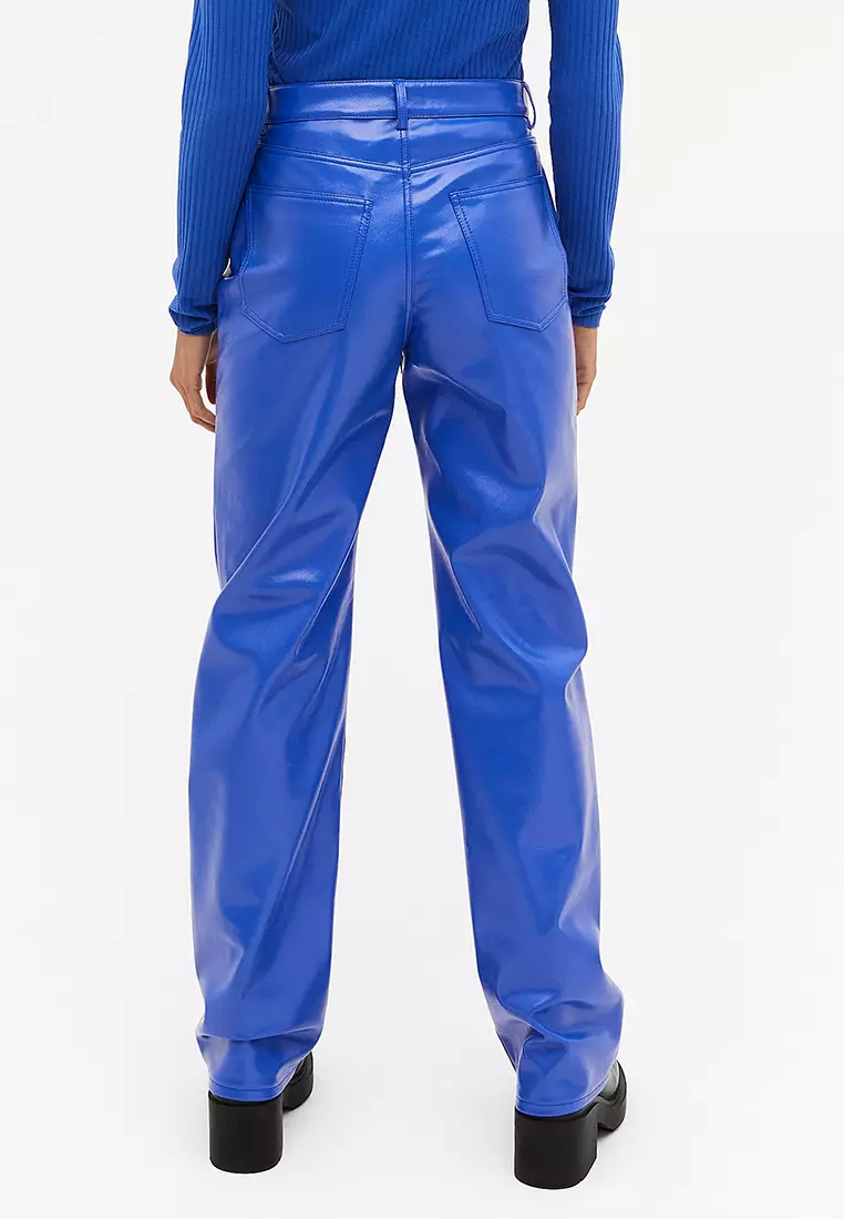 Buy Monki Patent Trousers 2024 Online ZALORA