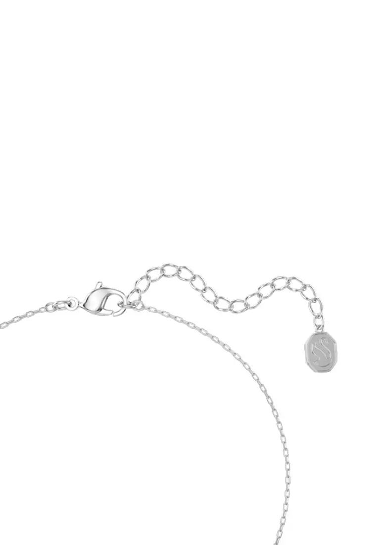 Magic Pendant, Snowflake, Blue, Rhodium Plated