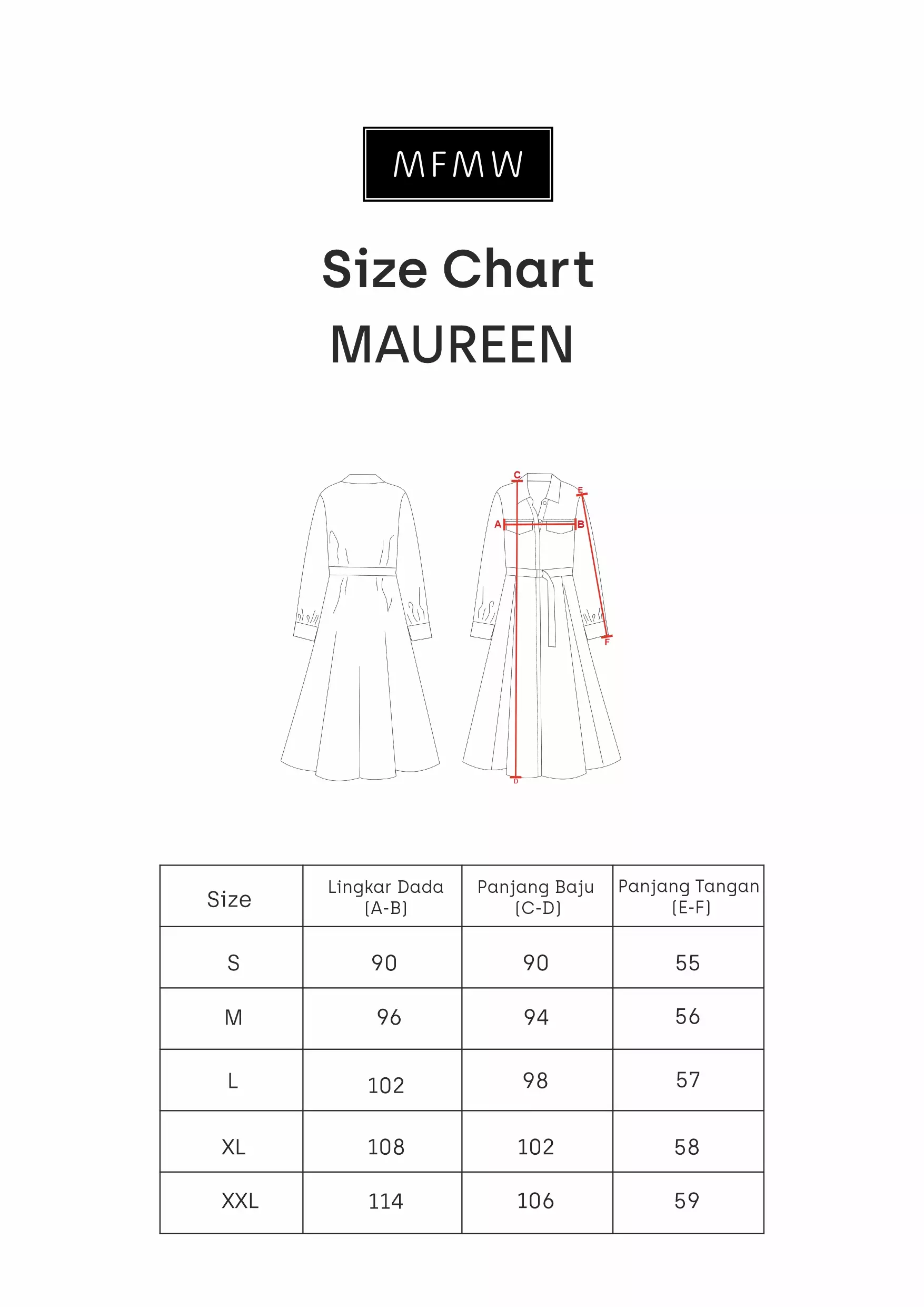 MFMW Maureen Tunik Abu Motif Kotak