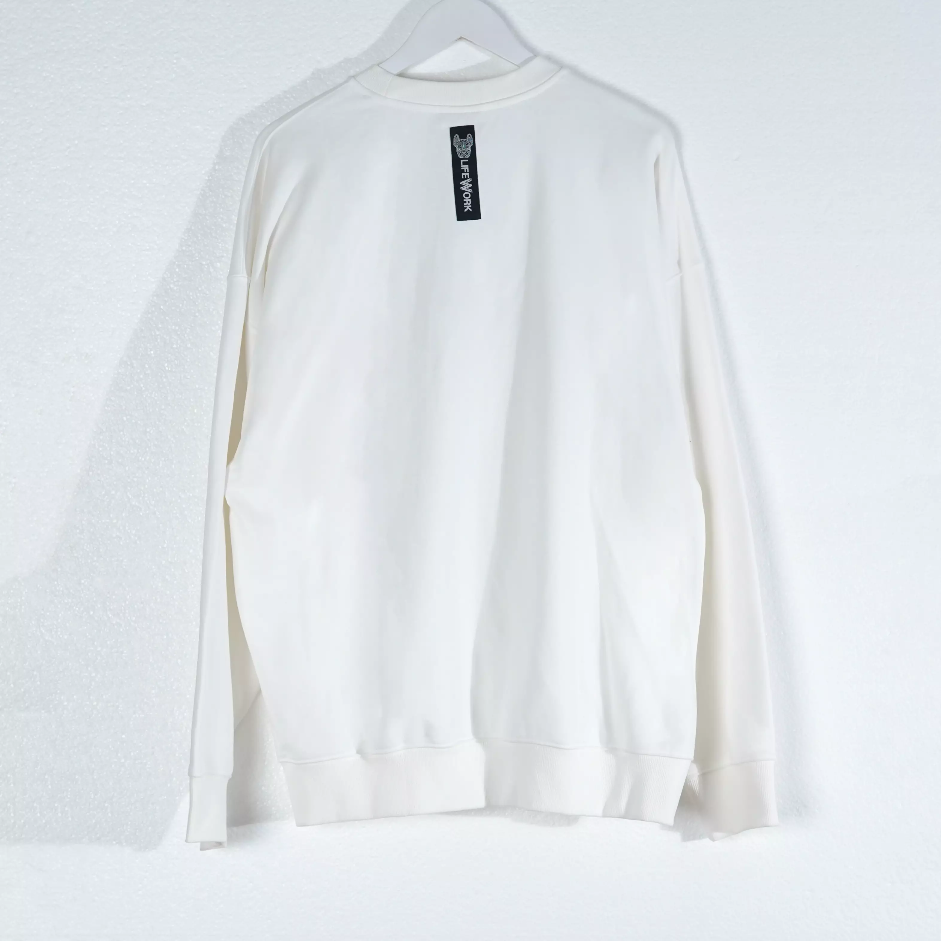 Jual LIFEWORK Sweater LIFE WORK RADOG BALANCE PHOTOS TEXT SILVER WHITE ...