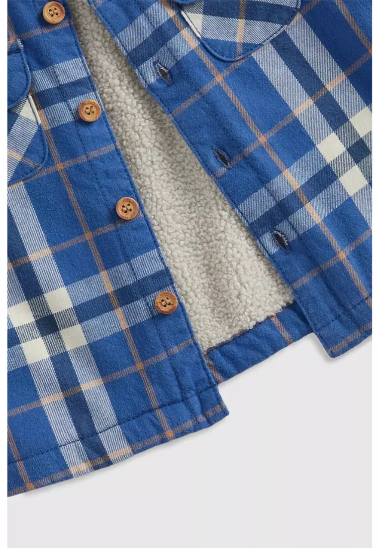Blue Checked Shacket