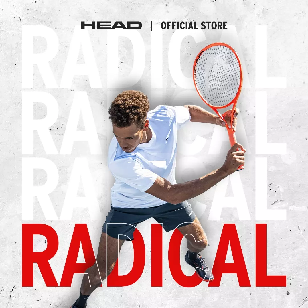 HEAD Tennis Racket Radical Team L 2025 (260G) 231035 - Raket Tennis Tanpa Senar