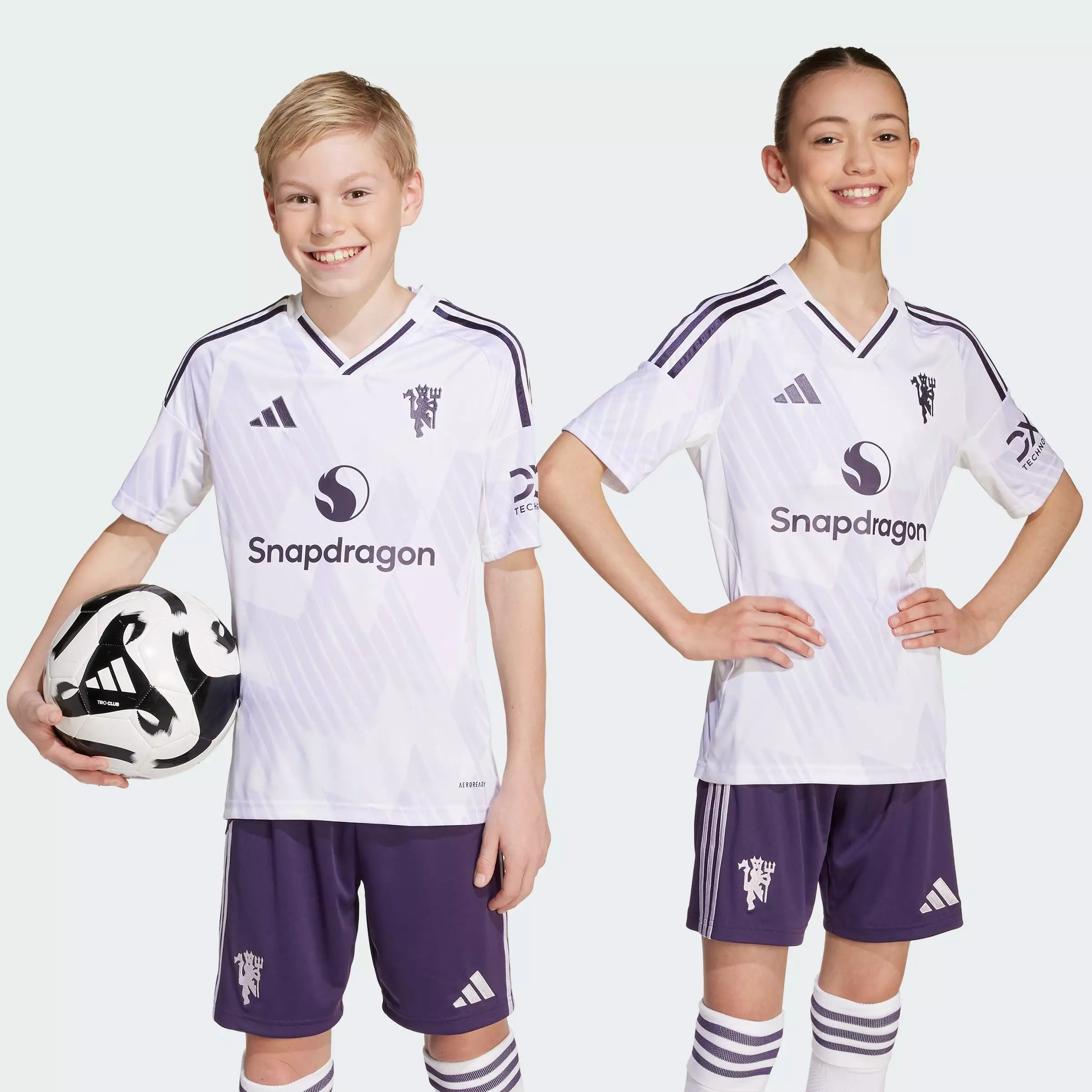 Football Manchester United 25/26 Away Jersey Unisex White JP3030