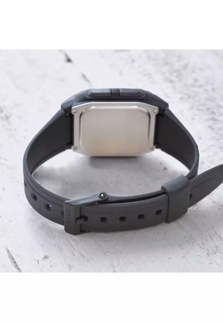 Men's Digital Watch DB-36-9AV Black Resin Band Databank Watch