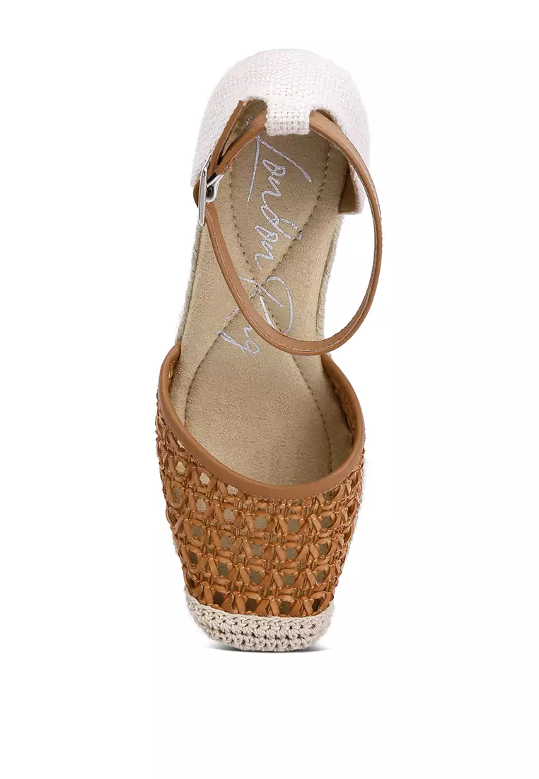 Tan Wedge Heel Espradilles
