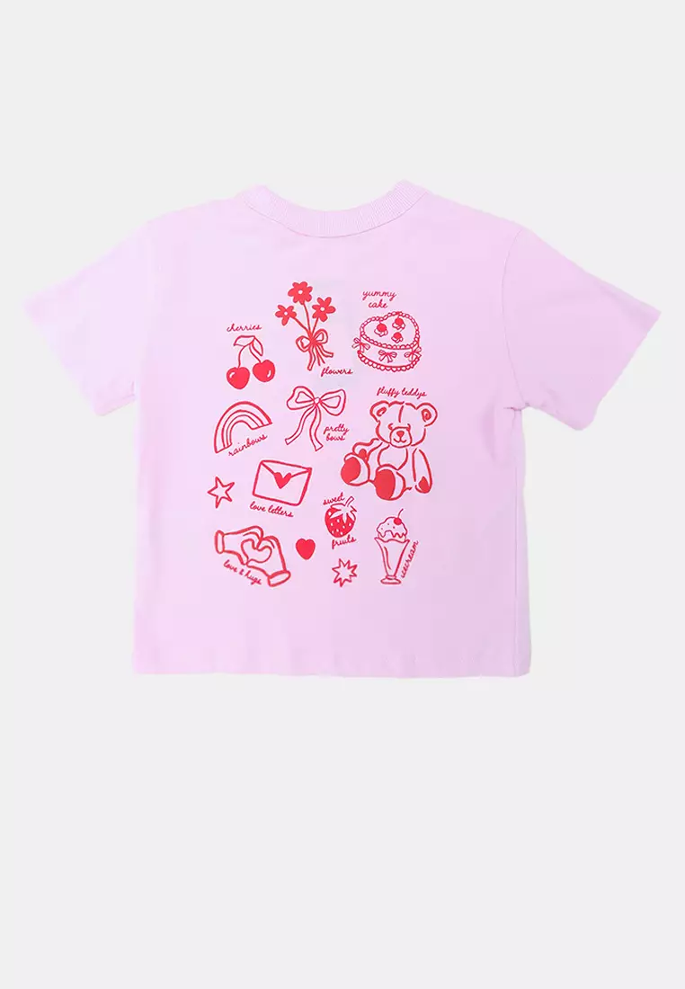 Poppy Graphic Print Tee